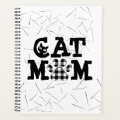 Kat mam Pawprint met kattestoelen Planner (Voorkant)