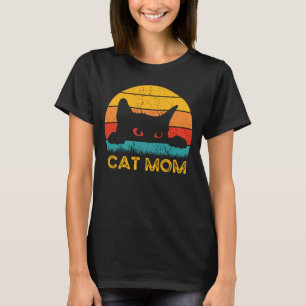 Kat mam - Retro kat T-shirt