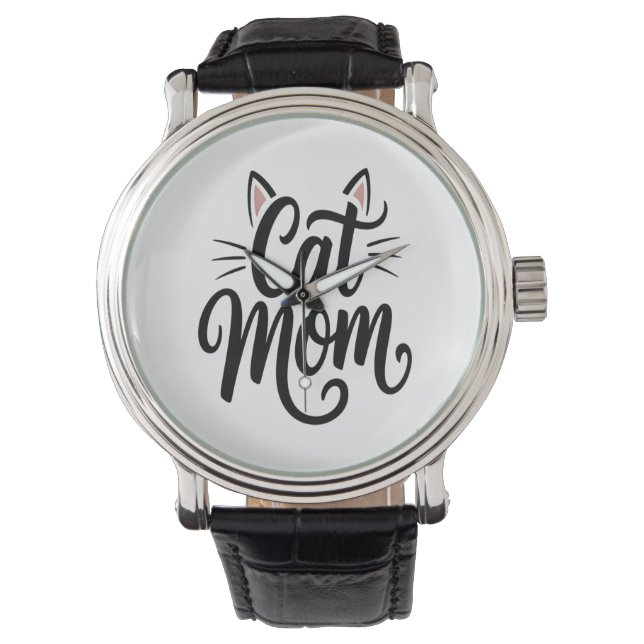 Kat Mam Whiskers en oren Horloge (Voorkant)
