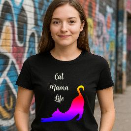Kat Mama Leven - Kitten Stretch T-shirt