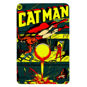 Kat-Man Comics Flexible Magnet uit 1940 Magneet
