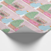 Kat-mas Mischief (betegeld) Cadeaupapier (Hoek)