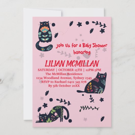 KAT ME ALS U EEN FUNNY-INVITATIE KAT. KAART (Voorkant)