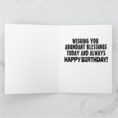 KAT MEISJE MET VANGSTKAART VOOR HAAR BEDANKKAART (Binnen)