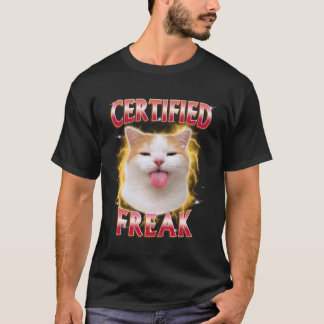 Kat Meme Gen Z Sarcasme Onbedaarlijke Humor Gecert T-shirt