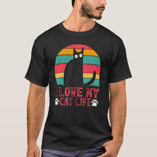 Kat Meme Kat Eigenaar Kat Ik Hou Van Mijn Kat Lev T-shirt