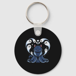 Kat Meme Tovenaar Soky Fantasie Kitty Sleutelhanger