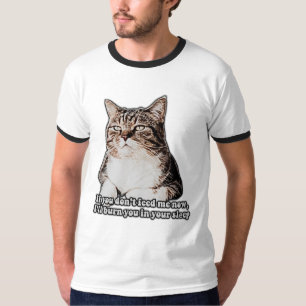 Kat-meme voor katten- en kitteneigenaars t-shirt