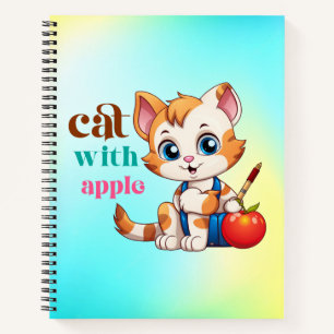 Kat Met Appel-85242 Notitieboek