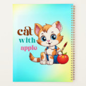 Kat met Apple-85242 Planner (Achterkant)
