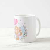 Kat met ballon koffiemok (Voorkant rechts)