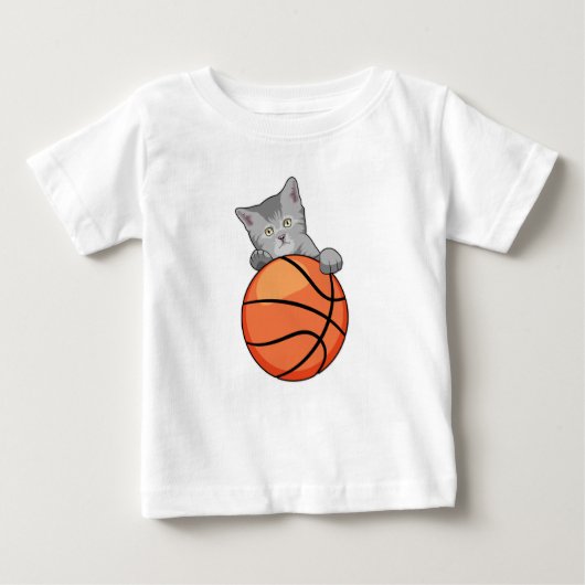 Kat met Basketball (Voorkant)