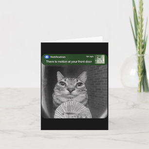 Kat Met Beweging Meme Ringen Kaart
