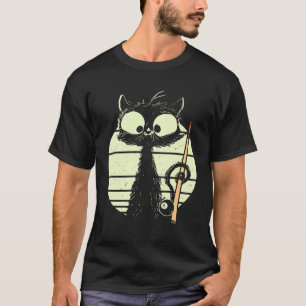 Kat met Billiard Pool Snooker Billiard Ball Cute T-shirt
