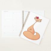 Kat met Bloem Moppige Kawaii Poesje Planner (Display)