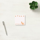 Kat met bloem post-it® notes (Kantoor)