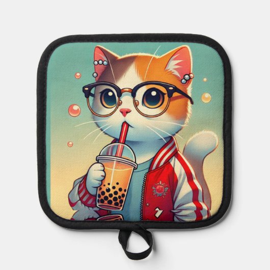 KAT MET BOBA PANNENLAP (Voorkant)