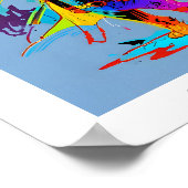 Kat met cape poster (Hoek)