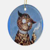 KAT MET CIGAR LOUIS WAIN ART ORNAMENT (Links)