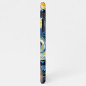 Kat met de parel oorring iPhone hoesje (Linkerkant)