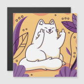 Kat met de vinger (Voorkant / Achterkant)