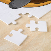 Kat met Donut Legpuzzel (Zijkant)