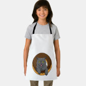 Kat met Donut Schort (Insitu)