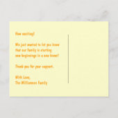 Kat met dozen - We're Moving Post Kaart (Achterkant)