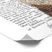 Kat met duif op kop poster (Hoek)