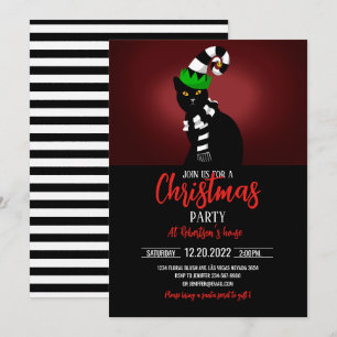 Kat met een Funny pet en een Scarf Kaart