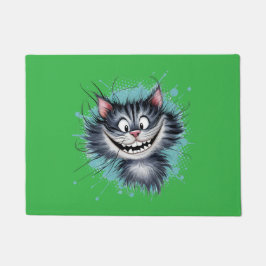 Kat met een glimlach. deurmat