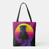 Kat met een Tuxedo en een Pet | Draagtas (Achterkant)