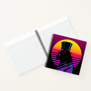 Kat met een Tuxedo en een Pet Notitieboek