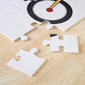 Kat met fiets legpuzzel (Zijkant)