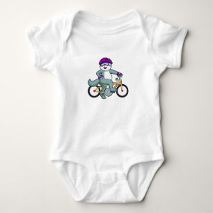 Kat met fiets romper