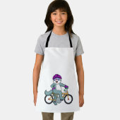 Kat met fiets schort (Insitu)