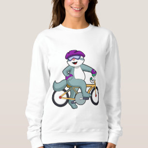 Kat met fiets trui