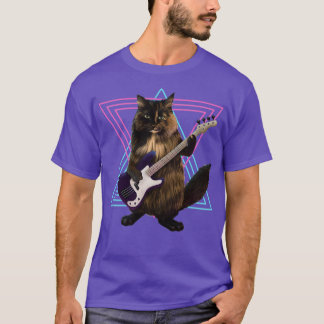 Kat met gitaar 1 t-shirt
