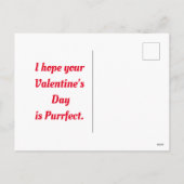  kat met hart Briefkaart (Achterkant)