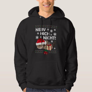 Kat met kerst en kerstmis hoodie