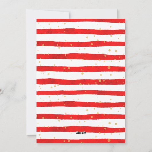 Kat met kerstmis Wreath Feestdagenkaart (Achterkant)