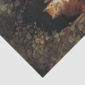 Kat met Kittens van Henriette Ronner-Knip Tissuepapier (Detail)