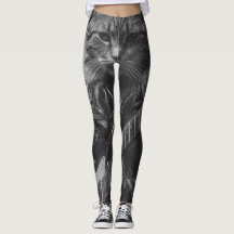 Kat met leer Jas spelen elektrische gitaar