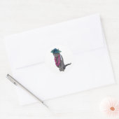 Kat met Lei Afstuderen Sticker (Envelop)