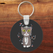 Kat met medische uitrusting sleutelhanger (Voorkant)