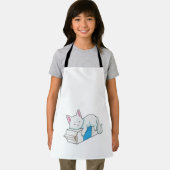 Kat met melk schort (Insitu)