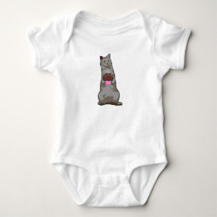 Kat met Muffin Romper