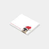Kat met Pet van Santa Post-it® Notes (Schuin)