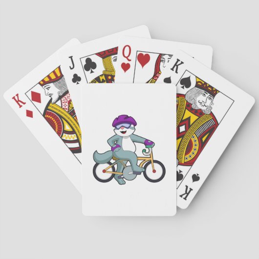 Kat met pokerkaarten (Achterkant)