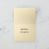 Kat met pompoenkop Halloween Kaart (Binnen)